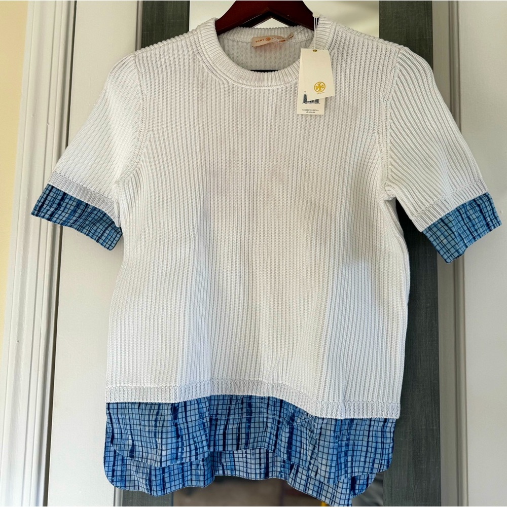 Tory Burch Color Block Top Coastal